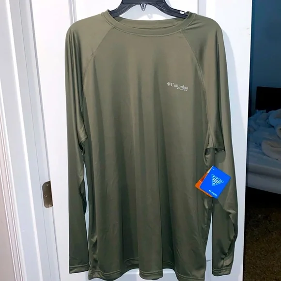 Columbia Mens Dri fit Long Sleeve - Picture 1 of 3